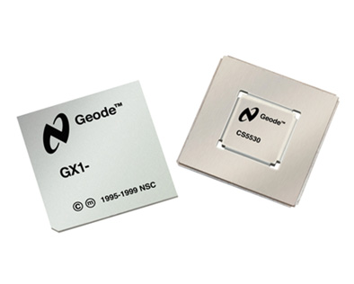 《圖五  Geode GX1晶片，目前最高可達300MHz。 》