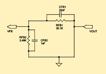 《圖三　加設與RFB2平衡的CFB2電容器電路》