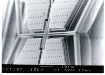 《圖三　CMOS-MEMS微機電微波開關》