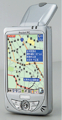 《圖三　PDA語音導覽地圖》