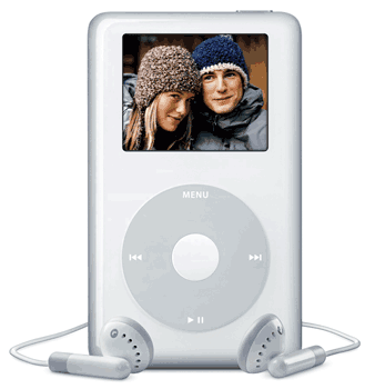 《图三 iPod Photo较iPod原型有更大且彩色的液晶显示窗，可用来浏览数码相片，成为消费者的个人随身相簿。》