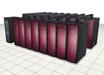 《圖五　Cray的XT3超級電腦使用MPP架構，單一系統可達200～3000顆CPU，XT3的CPU為AMD Opteron，MPP作業系統為Cray自有的UNICOS/lc》