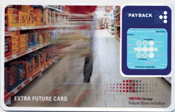 《圖二　具有購物回饋的RFID購物卡（正面）》