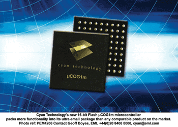 《图二 μCOG1m 16-Bit周边密集微控制器》