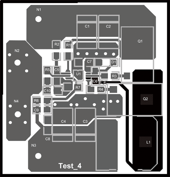 《图十一 Test_4 PCB》