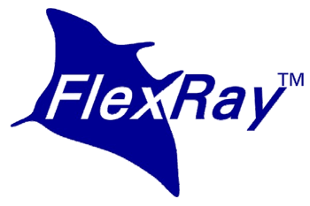 《图一 FlexRay的注册商标带有一只燕魟 》