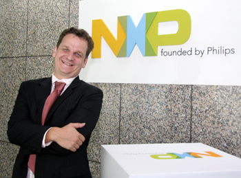 《圖十二　圖為NXP智慧識別事業部近距離無線通訊技術資深業務經理Patrick Henzen》