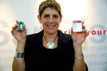 《圖十四　SanDisk固態硬碟事業部產品行銷總監Doreet Oren》