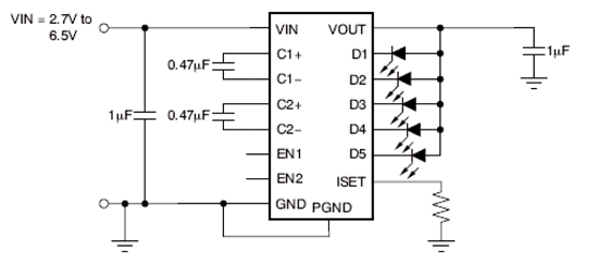 《图三 混合模式电容帮浦 (TPS60231)》