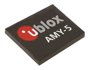 《图一 u-blox尺寸最小之GPS接受器模块「AMY」（图片来源:u-blox提供）》