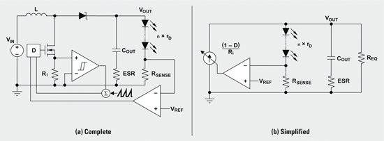 《图四 电流调节升压转换器的小讯号模型》