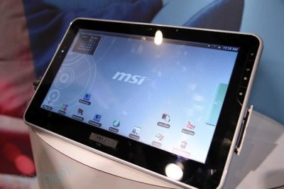 《图五 搭载Android系统平板计算机》