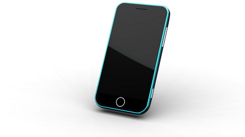 《圖三　2013的手機樣貌，簡單講就是外型簡單，內涵豐富。》