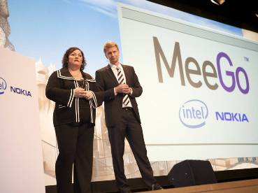 《圖五　Intel與Intel本是攜手MeeGo的神仙眷侶。》