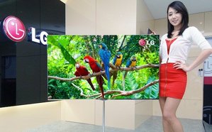 圖一 : LG Display展示55吋AMOLED TV BigPic:600x373
