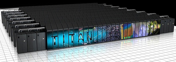 图二 : 美国能源部Titan超级计算机占地121坪，量子计算机未来可大幅降低设备所需的空间（Source: olcf.ornl.gov）