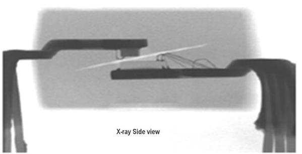 圖二 : 光耦合器的X光圖。
