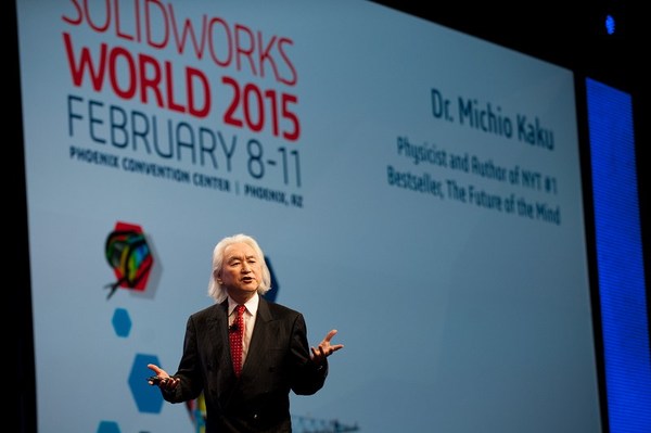 圖4 : 物理學家暨紐約時報暢銷書作家Michio Kaku博士