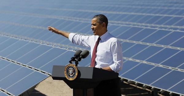 圖1 : 美國總統歐巴馬大力推行減碳政策，在過程中，受到不少阻攔。（Source：www.upworthy.com）