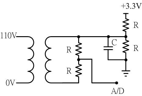 圖1 : 電壓測量電路圖