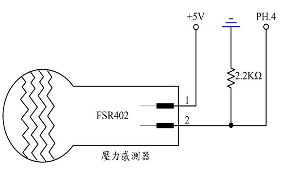 图9 : 压力感测模组之控制电路图