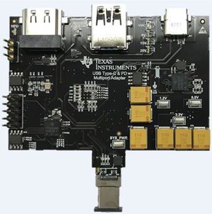 圖一 : 大聯大世平集團推出德州儀器USB Type-C及電力輸送多埠變壓器設計參考。