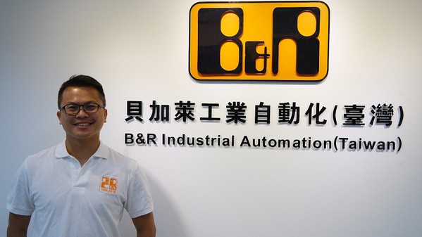 图5 : 陈腾宇现为贝加莱工业自动化公司台湾办事处经理。 （摄影／王景新）