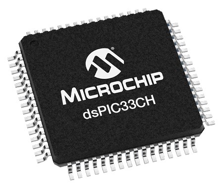 图4 : Microchip的dsPIC33CH双核心数位讯号控制器，内含包括四个12位元、3.5-Msps ADC。