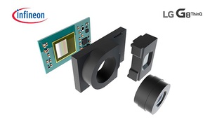 圖一 : LG攜手英飛凌推出LG G8ThinQ手機前鏡頭配備ToF技術