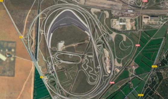 图2 : 位于法国米拉马斯的BMW试验场。