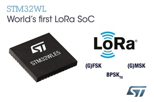 图一 : 意法半导体推出STM32系统晶片STM32WL，加速LoRa IoT智慧装置开发