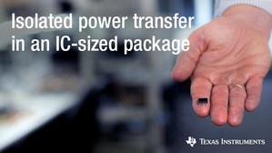 圖一 : TI 最佳化 EMI 的整合式變壓器技術縮小隔離式電源至 IC 封裝尺寸
