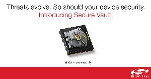 图一 : Silicon Labs新型Secure Vault技术整合安全性保护连接产品、数据和智慧财产权抵挡新兴威胁