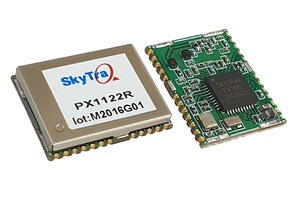 图一 : 威航科技(SkyTraq Technology, Inc.)推出12mm x 16mm小尺寸、低功耗的多频RTK模组PX1122R提供公分级卫星定位功能。