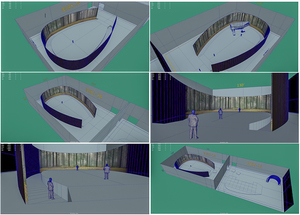 图一 : 电影剧组将背景画面直接显示於三维LED显示屏之上进行拍摄 (ROE提供)