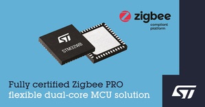 圖一 : 意法半導體STM32WB無線微控制器現可支援Zigbee 3.0