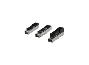 图一 : TE Connectivity推出小型可??拔双密度（SFP-DD）IO互连解决方案，突破SFP结构的传统单通道设计，提供双通道资料传输，满足资料中心对双埠密度的需求并提升资料传输速率。