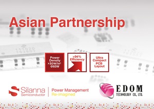圖一 : Silanna Semiconductor攜手益登科技，為亞洲客戶提供優化的支援