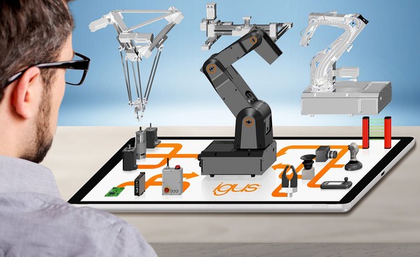 图2 : igus全新机器人驱动元件ReBeL，可让客户藉此模组化套件连接到各种控制器，快速、经济高效地构建工业机器人。（source：robots-blog.com）