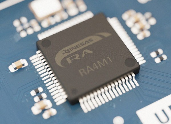 圖二 : Arduino UNO R4的主控晶片為Renesas的RA4M1（圖片來源：Arduino官網）