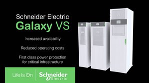 圖一 : 施耐德最新推出適用於外部電池的 Galaxy VS 三相不斷電系統從60 kW至100 kW（380V）擴增為60 kW至150 kW（380V）