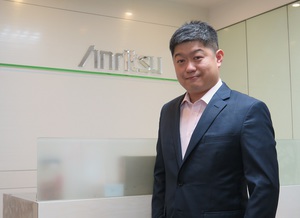 圖一 : Anritsu安立知業務暨技術支援部副理林昇鴻