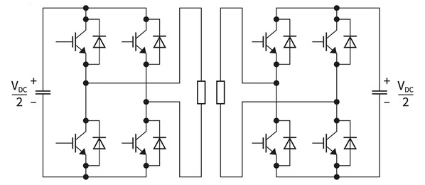 圖八 : DAB轉換器執行降壓，並在輸入和輸出之間提供電流隔離。（source：Infineon Technologies）