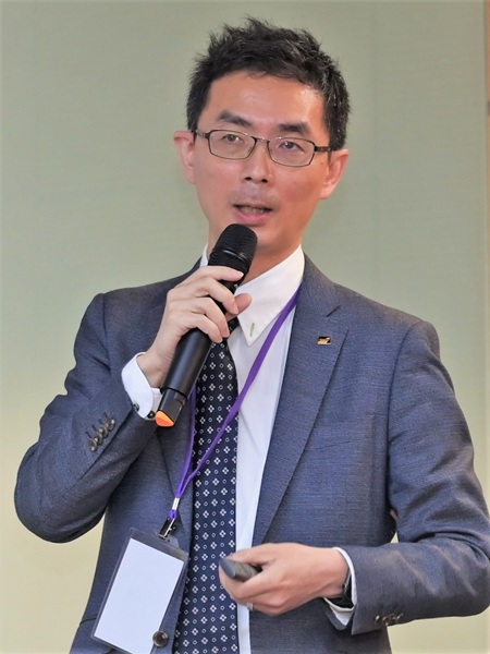 圖二 : 台灣發那科公司營業部經理陳孟弘