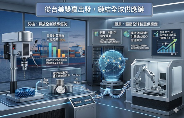 圖四 : 台灣工具機產業除了持續強化短期出口的競爭力之外，更該關注產業中長期的結構性調整。
