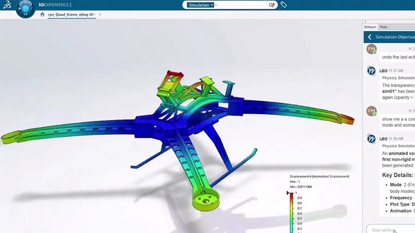 圖一 : 達梭系統擴展3DEXPERIENCE AI原生代理型平台