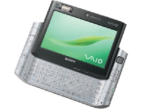 Sony的VGN-UX50行動PC。(HDC duplication) BigPic:500x375