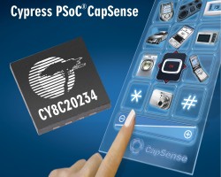PSoC元件擴展電容式觸控感應器