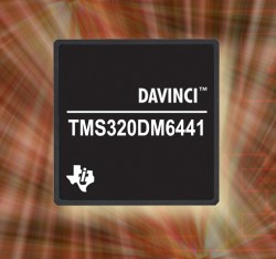 以DaVinci技術為基礎的TMS320DM6441系統單晶片樣品元件