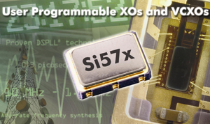業界第一款支援任意頻率合成的使用者可程式石英振盪器 (XO) 和壓控石英振盪器 (VCXO)